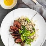 BBQ Kangaroo and Quinoa Risotto