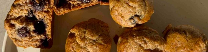 Gluten Free Blueberry and Banana Muffins