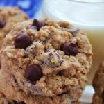 Choc Chip & Crispy Buckwheat Cookies