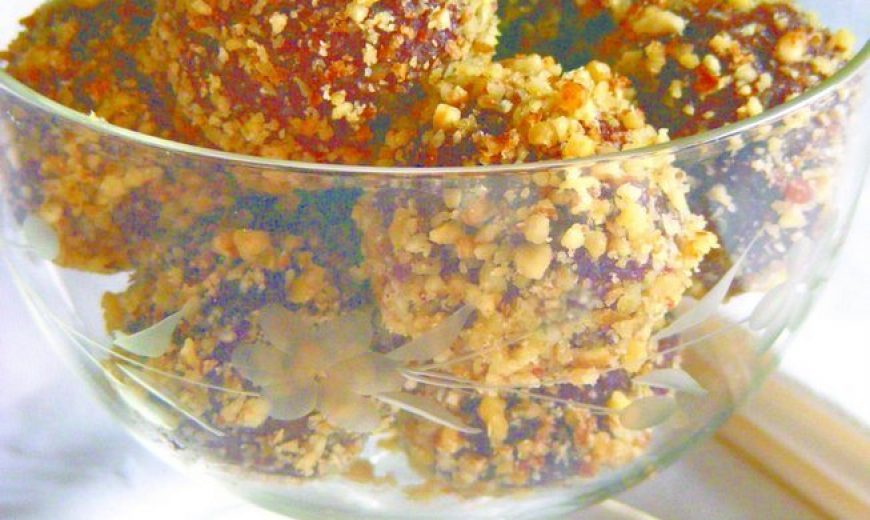 Chocolate Rosewater Fudge Balls