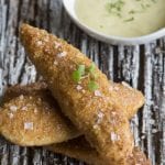 Crispy Chicken Strips With Lime Aioli