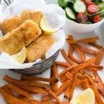 GLUTEN FREE AND GRAIN FREE BATTERED FISH AND CHIPS
