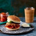LIL KIMCHI: ASIAN STYLE CHICKEN WITH CUCUMBER, SHALLOTS AND SESAME MAYONNAISE