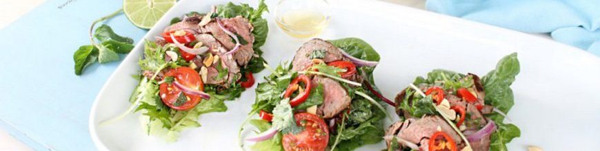 LLN Thai Beef Lettuce Tacos