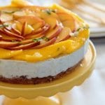Mango Tart With Raw Kaffir Lime Ice-Cream