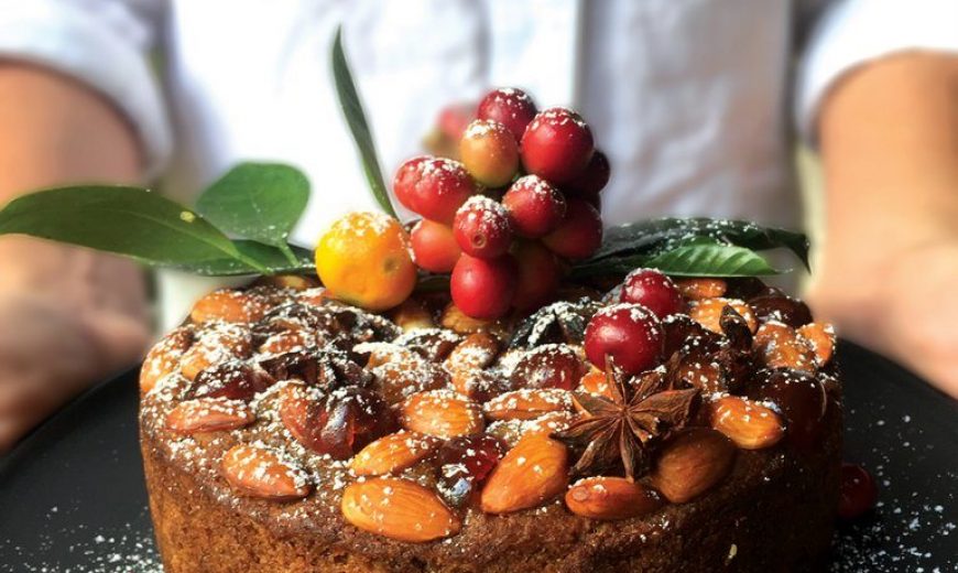 Monica’s Mixes Christmas Fruit Cake – Vegan + Gluten Free