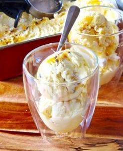 Passionfruit Meringue Ice Cream {No-Churn}