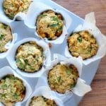 PUMPKIN, SPINACH AND FETTA MUFFINS